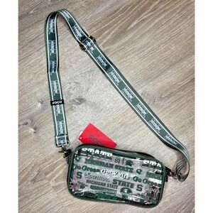 NCAA Michigan State Spartans Clear Crossbody Bag FOCO Gameday Stadium Purse New